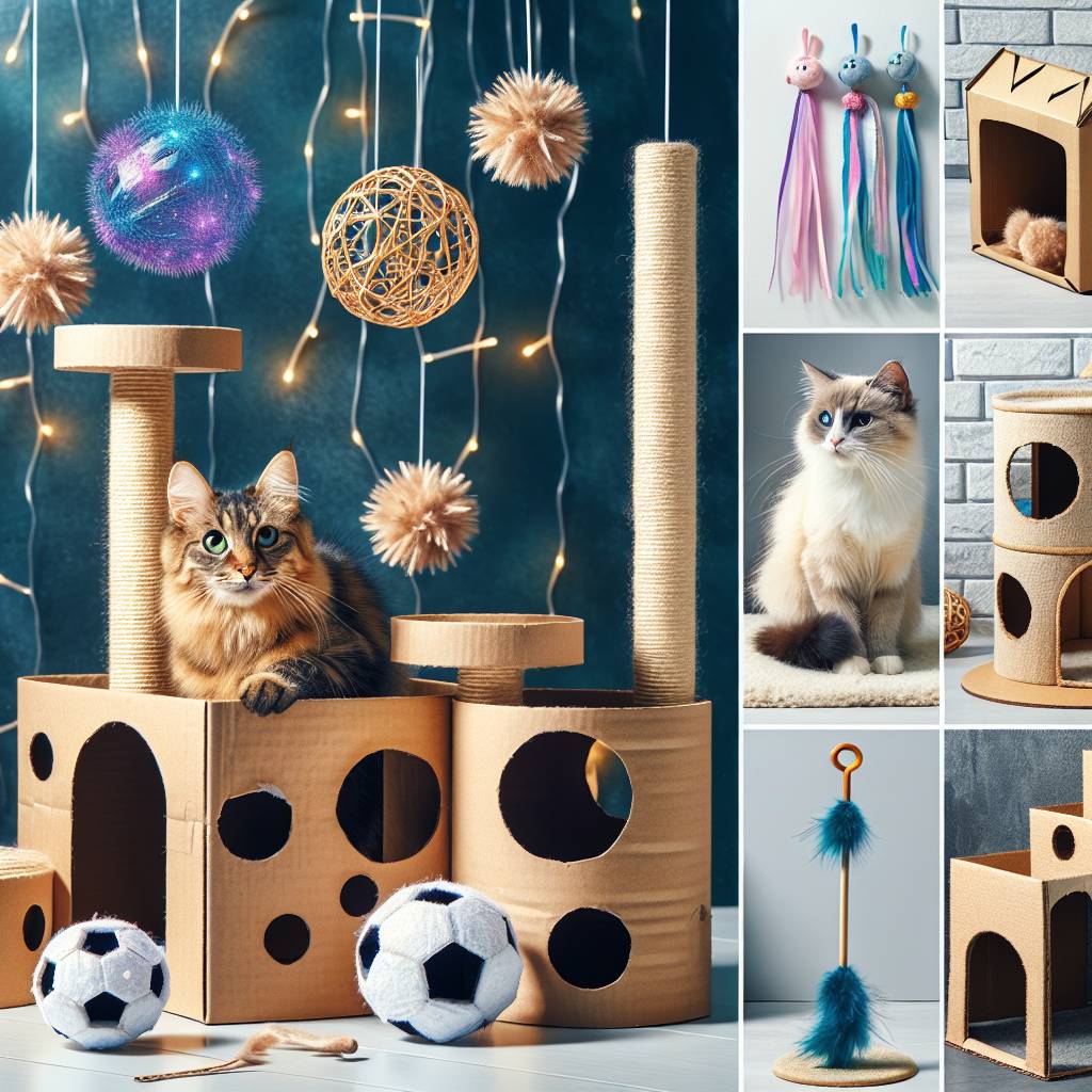 Die besten DIY-Spielzeugideen für Katzen