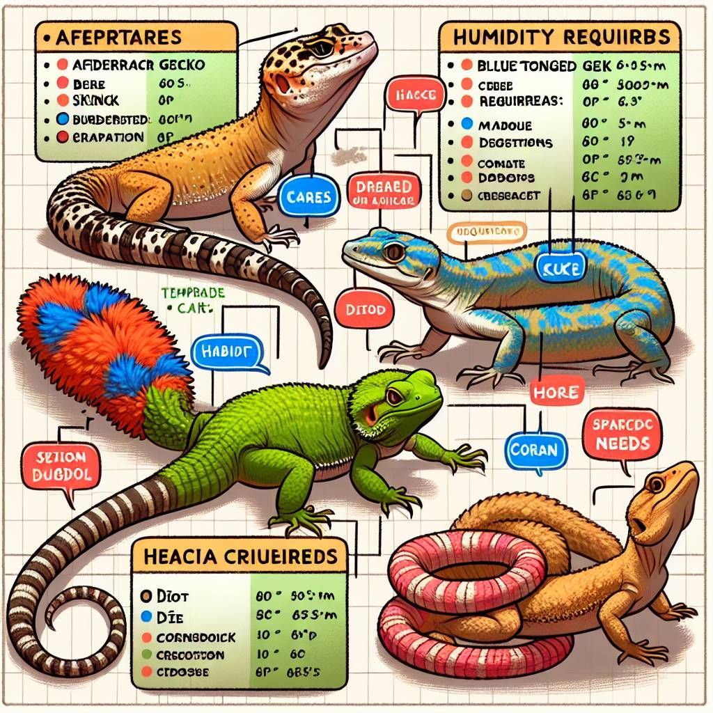 Individuelle Reptilienarten und ihre spezifischen Pflegeanforderungen