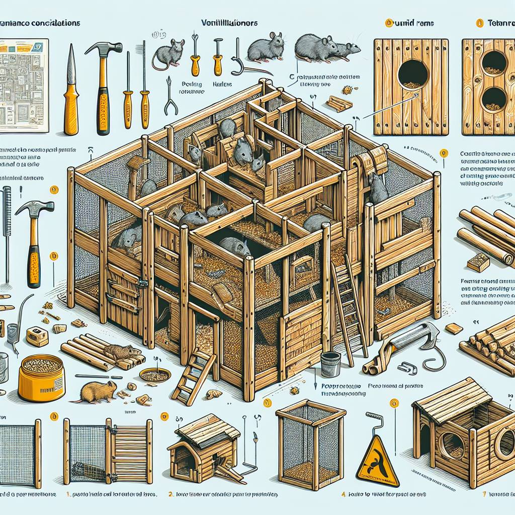 Wie man ein Outdoor-Gehege für Nagetiere baut und pflegt