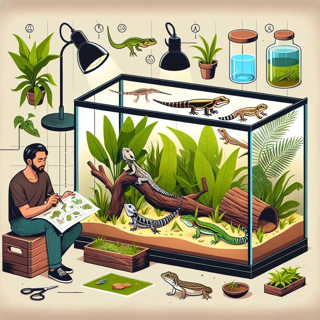 Wie man ein Tropenterrarium für Reptilien gestaltet