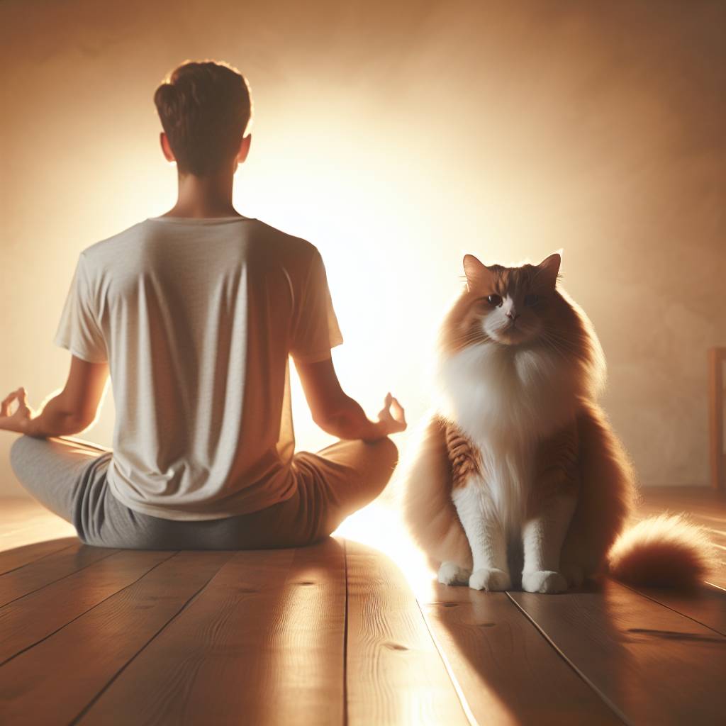 Achtsamkeit mit Katzen: Wie Ihre Katze Ihre Meditationspraxis unterstützen kann