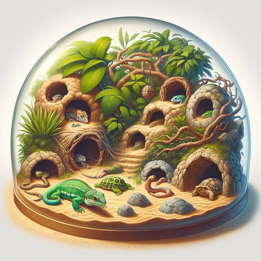 Die Rolle von natürlichen Verstecken im Terrarium für Reptilien