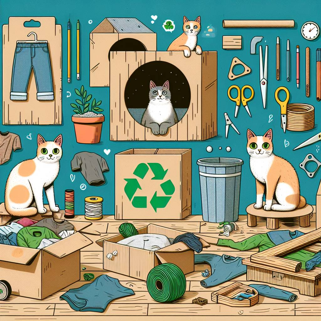 DIY Katzenmöbel aus Recyclingmaterialien: Nachhaltige Ideen