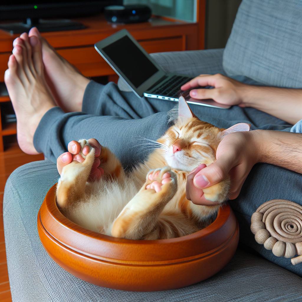 Entspannungstechniken für stressige Katzen