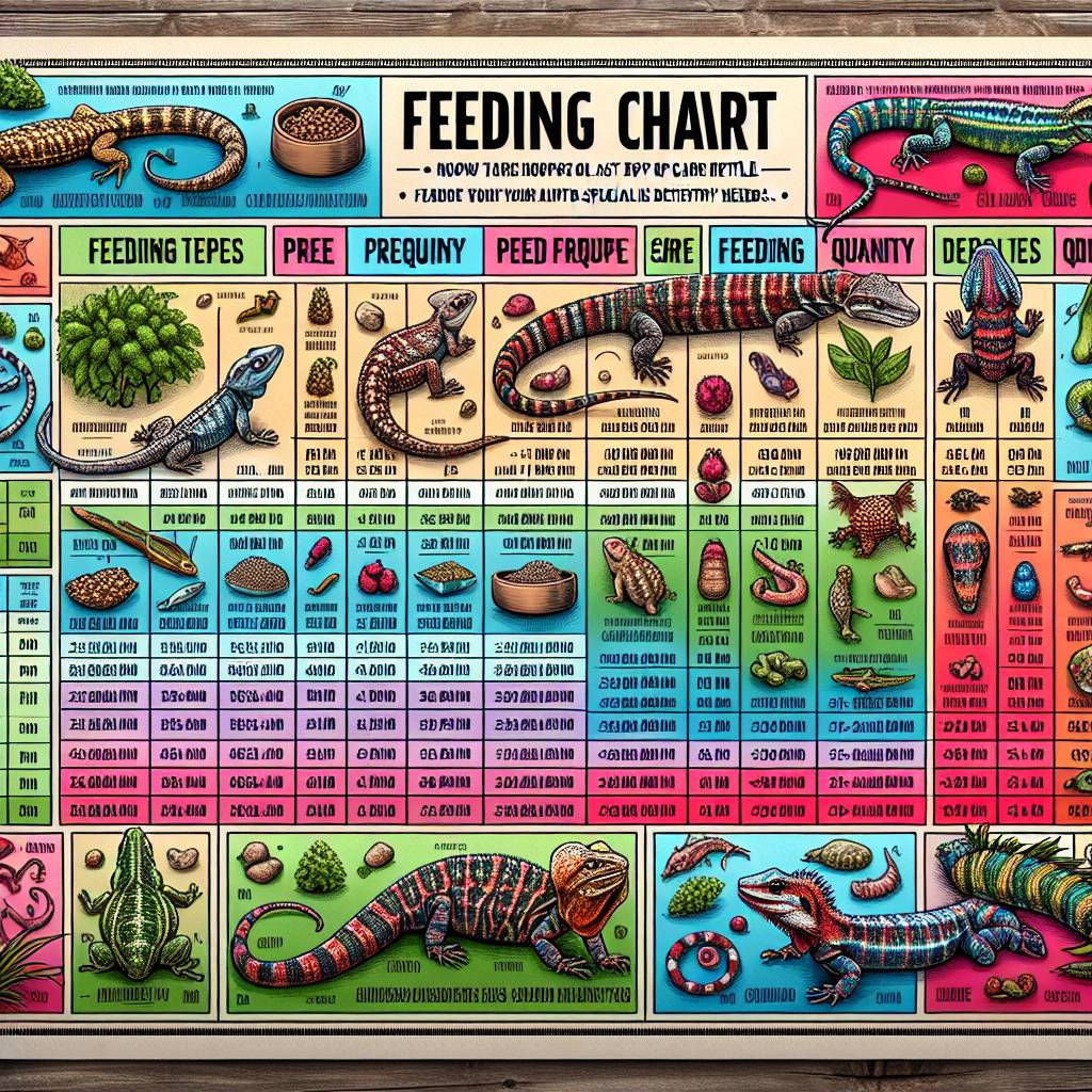 Erstellung eines Fütterungsplans für exotische Reptilien