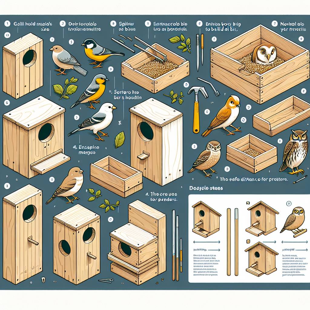 Wie man die idealen Brutkästen für verschiedene Vogelarten baut