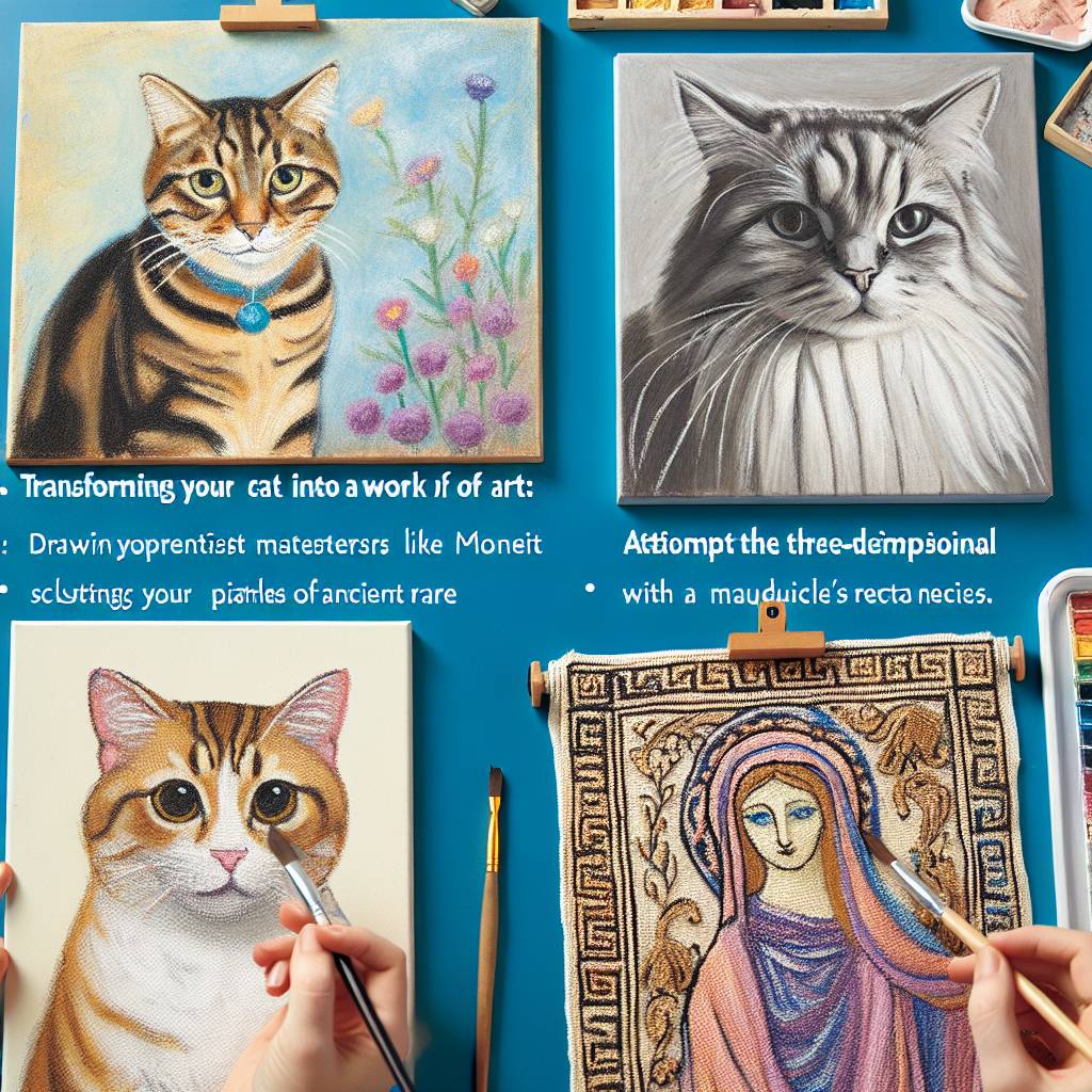 Wie Sie Ihre Katze in ein Kunstwerk verwandeln: Kreative Bastelideen